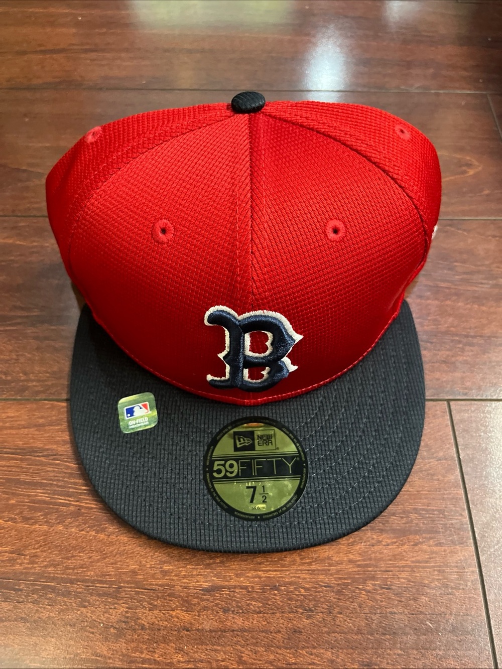 7 1/2 Boston Red Sox 2025 Batting Practice New Era 59Fifty Fitted Hat Red Cap